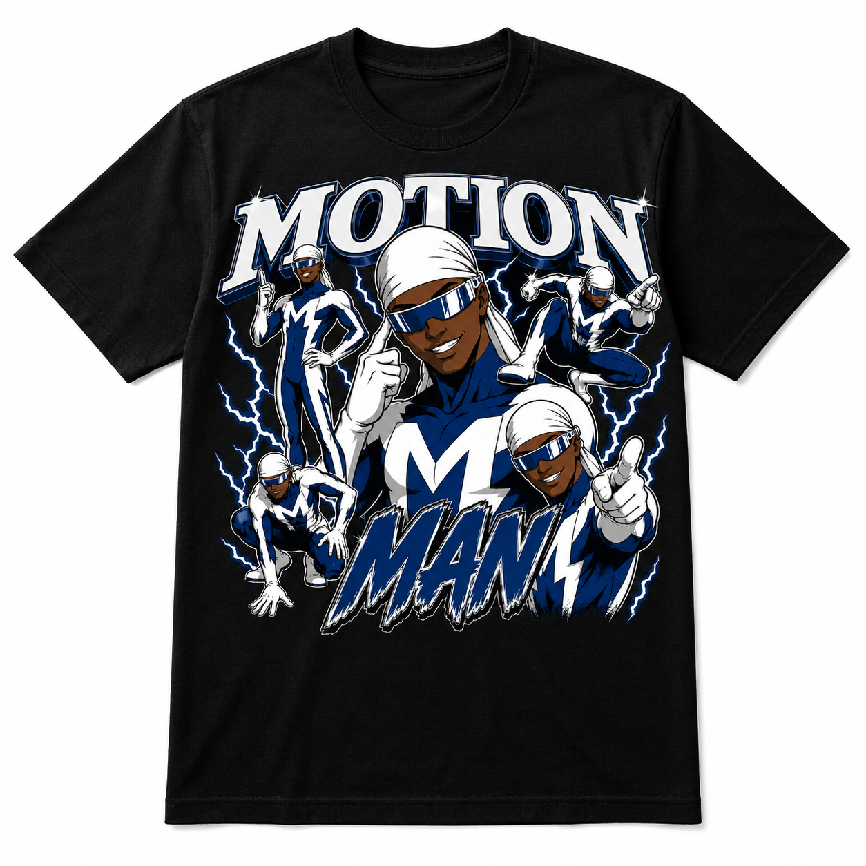NEW Motion Man 90s Style Tee – Grinlocke
