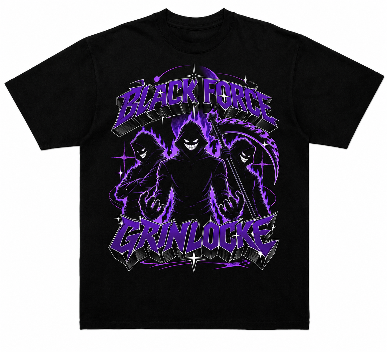 **NEW Black Force Grinlocke Phase 2 Tee Shirt