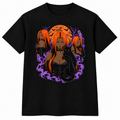 Roux Black Cat Halloween T-Shirt