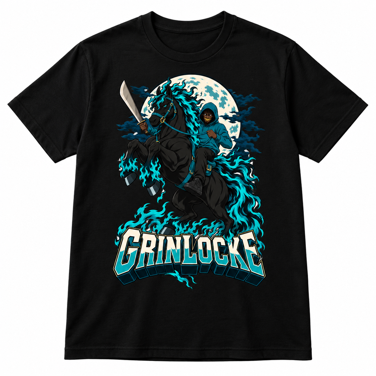 Grinlocke Black Stallion T-Shirt