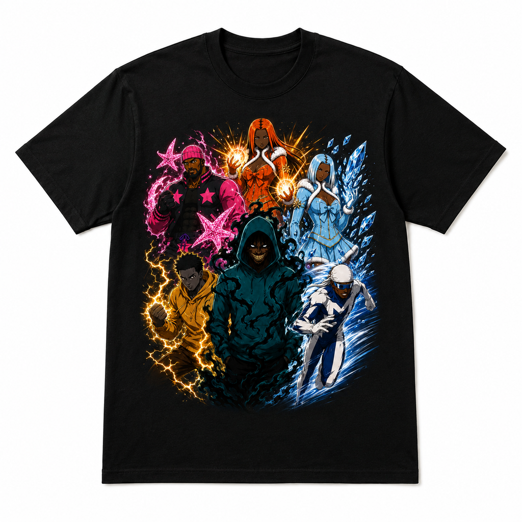 Grinlocke "New" The Family Fights Together T-Shirt