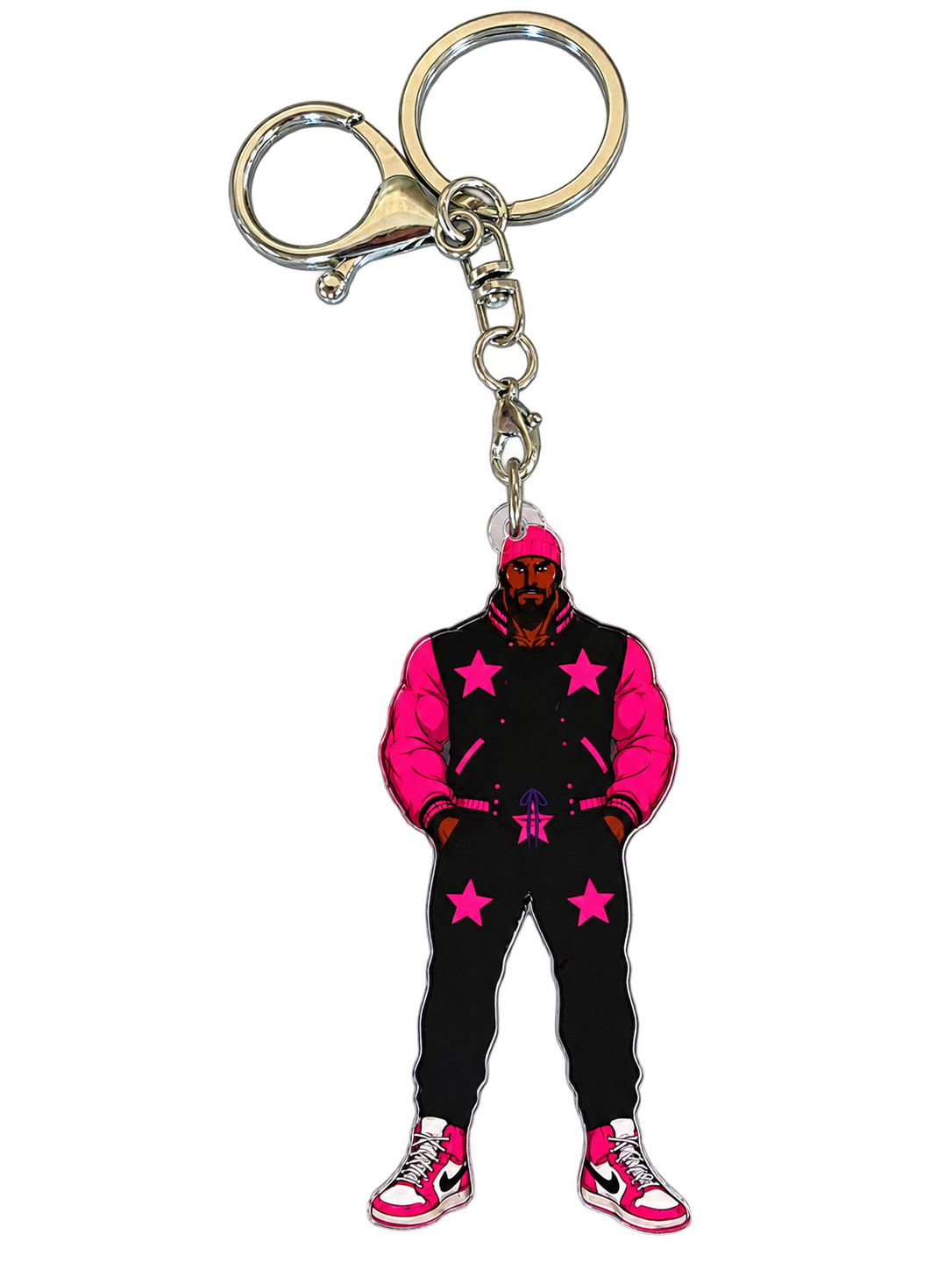 Ghetto Pat Acrylic Keychain