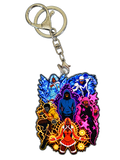 The Family Fights Together Acrylic Keychain