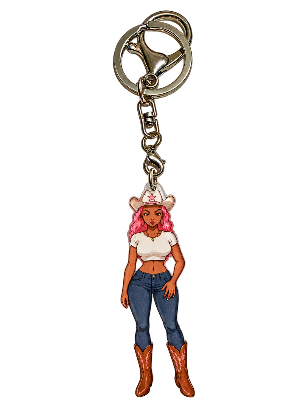 Cheeks Acrylic Keychain