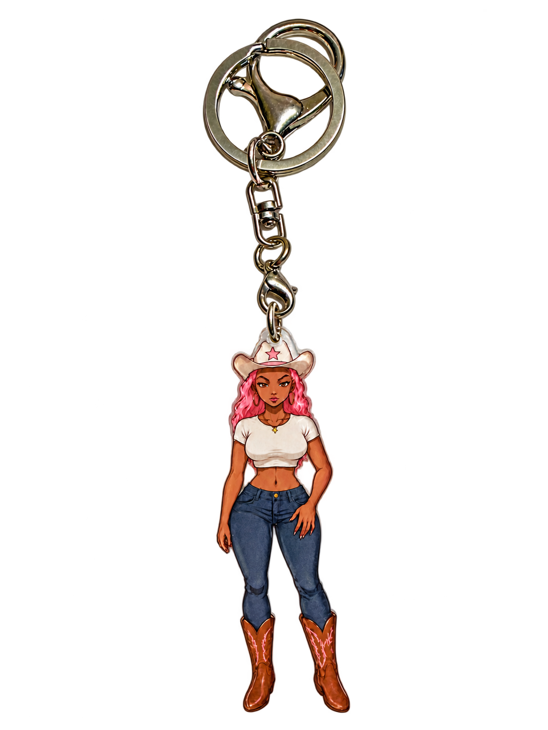 Cheeks Acrylic Keychain