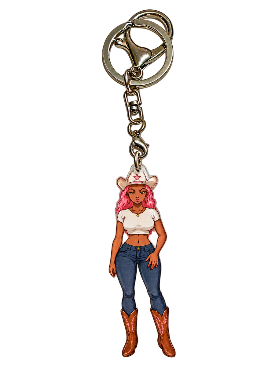 Cheeks Acrylic Keychain